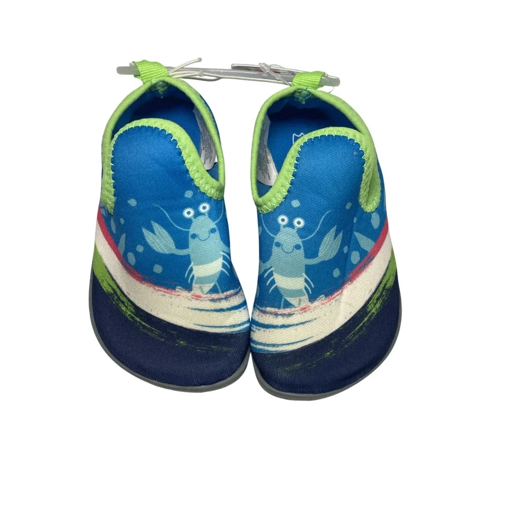 Sun Smart Hi-Top Kids Water Shoes Size: Medium 7-8 Lobster UPF 50+ New